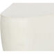 Dali 17.75 X 15.75 inch White Outdoor End Table, Small